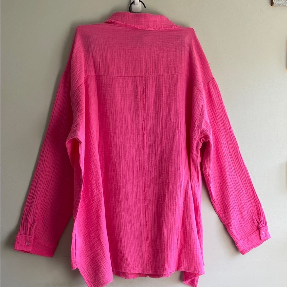 J.NNA Pink Button-Up Shirt - Picture 10 of 13